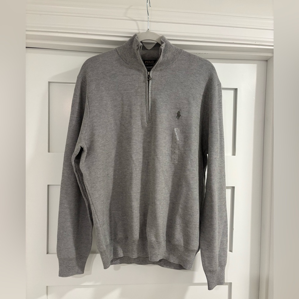 NWT Men’s Polo Ralph Lauren 1/4 zip pullover, size Large